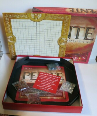 Pente 20th Anniversary Edition Board Game Decipher 1998 Strategy Game for 4 