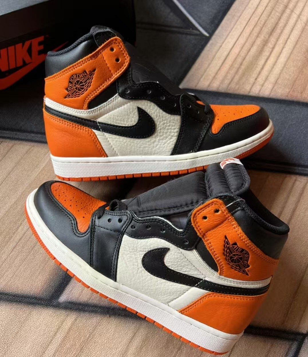 靴 Nike Air Jordan 1 \"Shattered Backboard\" Air Jordan 1 Retro High OG 