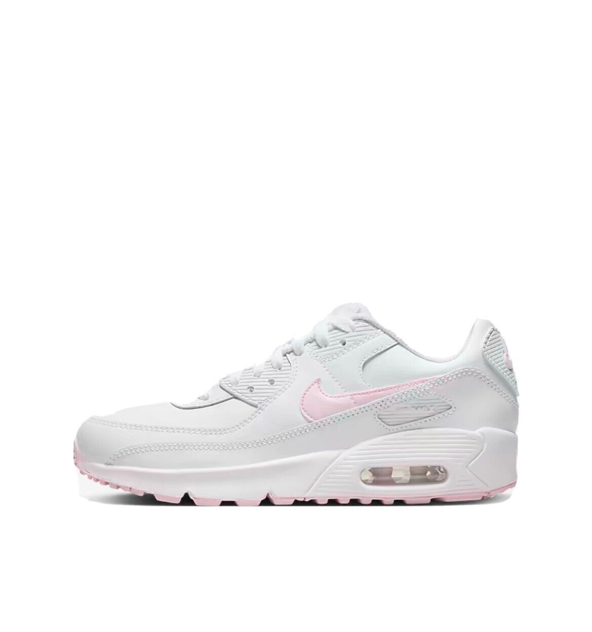 

CD6864-121 Nike Air Max 90 LTR Белый/Розовый Пенопласт-Белый Белый, Nike Air Max 90