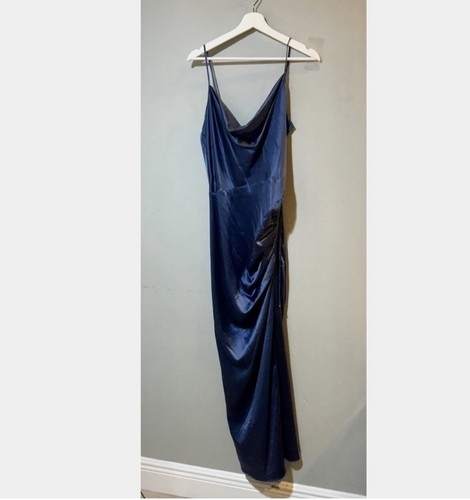 Pre-owned Veronica Beard Natasha Dress In Steel Blue. Nwt. Size 12. Retail- $600