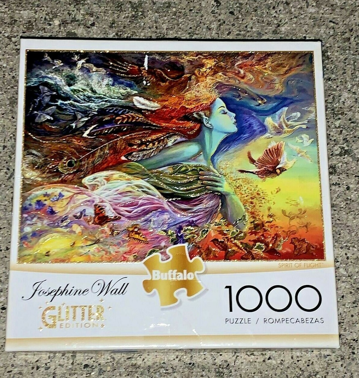 JOSEPHINE WALL Glitter Spirit of Flight Jigsaw Puzzle 1000