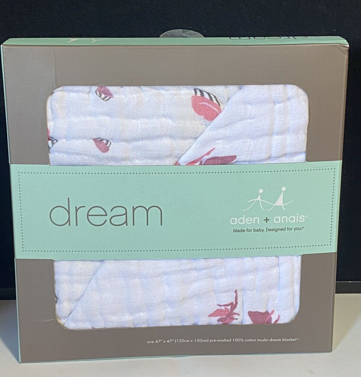 4-layer Cotton Muslin 47" X 47" New Baby Cakes Fairies