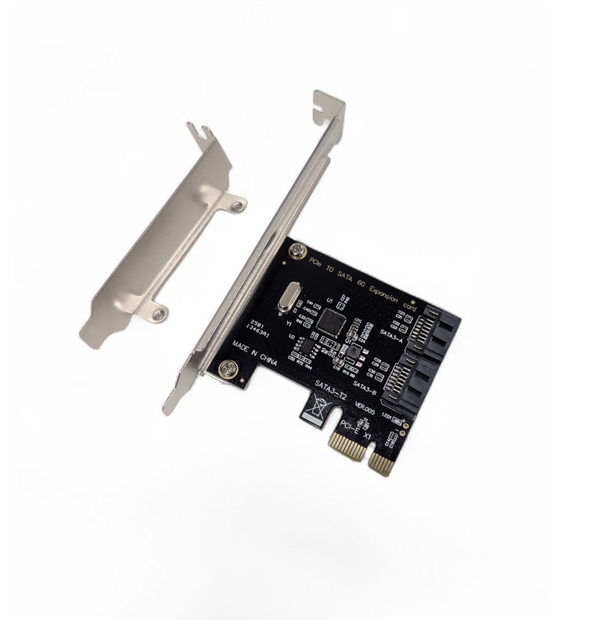 2-port SATA 3.0 Pcie x1 Erweiterungskarte ssd hdd 6Gbps PCI-Express