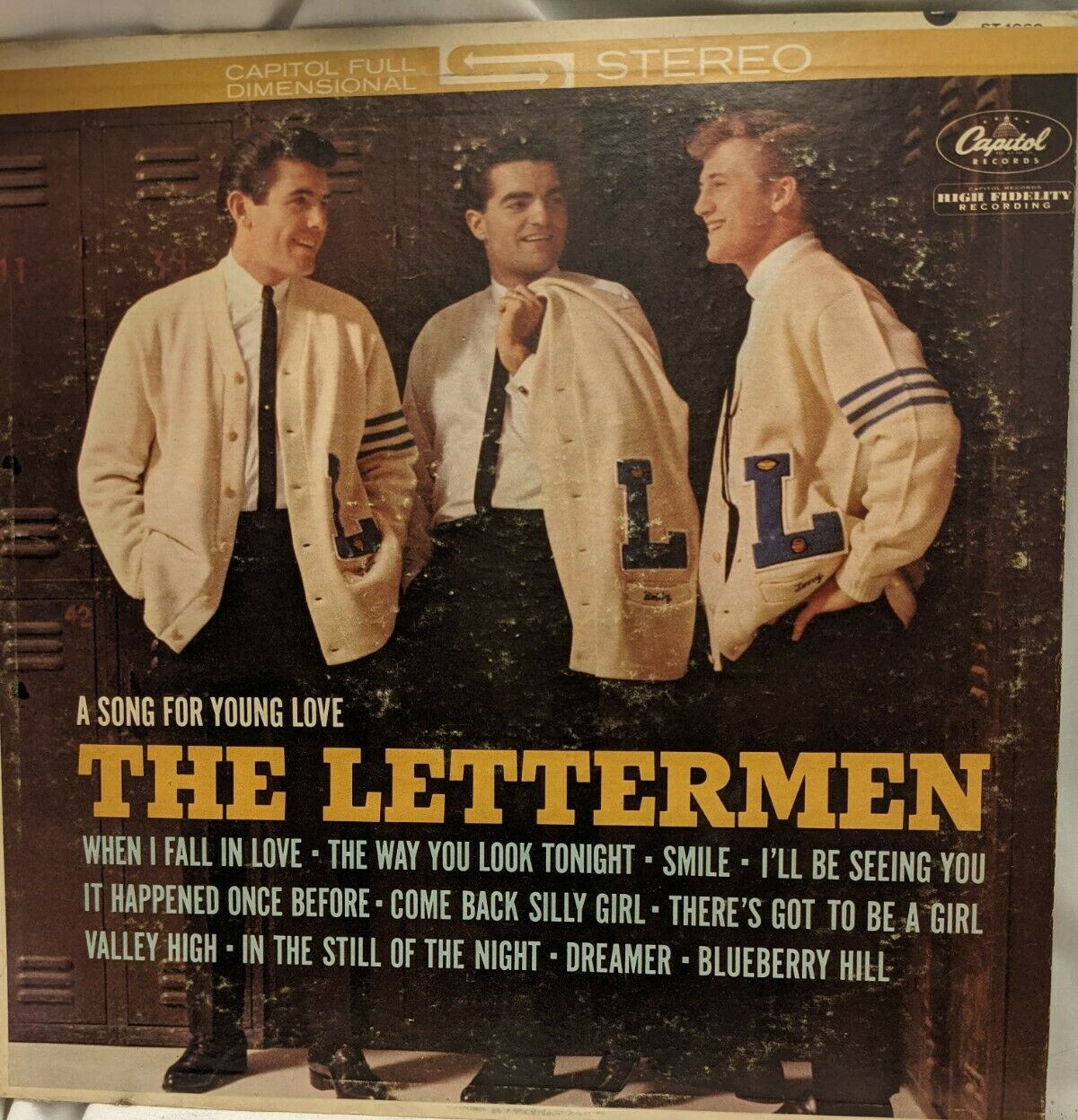 The Letterman - A Song For Young Love - 1962 LP - vinyl Columbia ST-1669