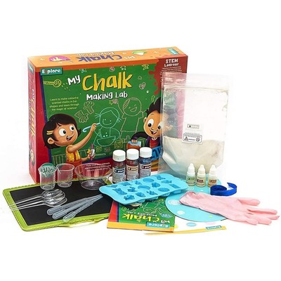 Mighty Mojo Explore Stem Learner My Chalk Making Lab Diy Science Kit