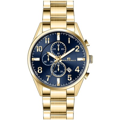Pre-owned Oceanaut Mens Escapade Blue Dial Watch - Oc5854