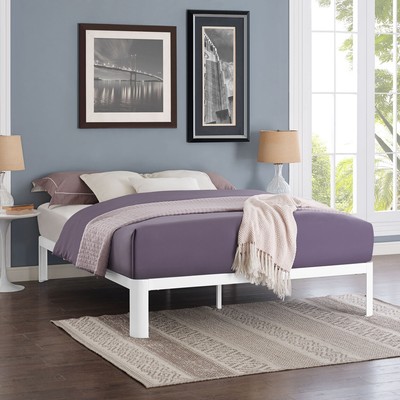 Modway Corinne Queen Bed Frame, White