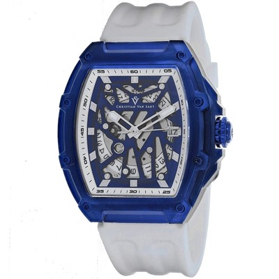 Pre-owned Christian Van Sant Mens Odyssey Blue Dial Watch - Cv6199