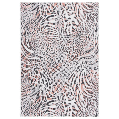 SAFAVIEH Amsterdam Collection AMS187U Ivory / Blush Rug