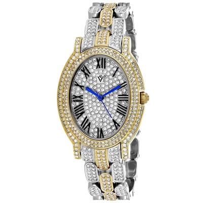 Pre-owned Christian Van Sant Womens Amore Silver Dial Watch - Cv7233
