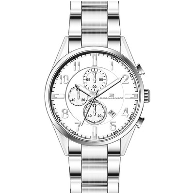 Pre-owned Oceanaut Mens Escapade Silver Dial Watch - Oc5850