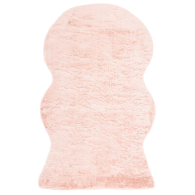 SAFAVIEH Faux Sheep Skin FSS515U Light Pink Rug
