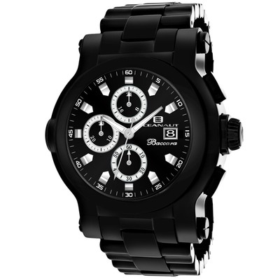 Pre-owned Oceanaut Mens Baccara Xl Black Dial Watch - Oc0828