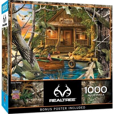 Realtree - Gone Fishing 1000 Piece Jigsaw Puzzle