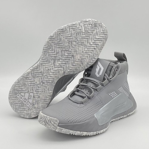 adidas SM Dame 5 Team Light Onix Gray - Men's Basketball Shoes Size 6.5 EE5426