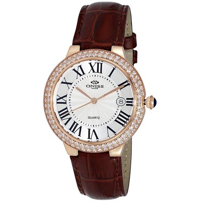 Pre-owned Michael Kors Oniss Womens Glam White Dial Watch - On3322-lrgwt