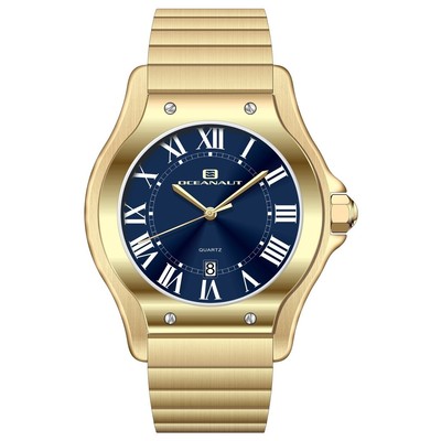 Pre-owned Oceanaut Mens Rayonner Blue Dial Watch - Oc1396