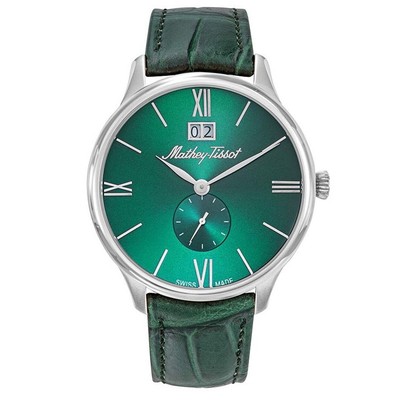 Pre-owned Mathey-tissot Mathey Tissot Mens Edmond Black Dial Watch - H1886qav
