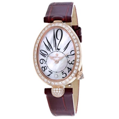 Pre-owned Christian Van Sant Womens Florentine White Dial Watch - Cv4295