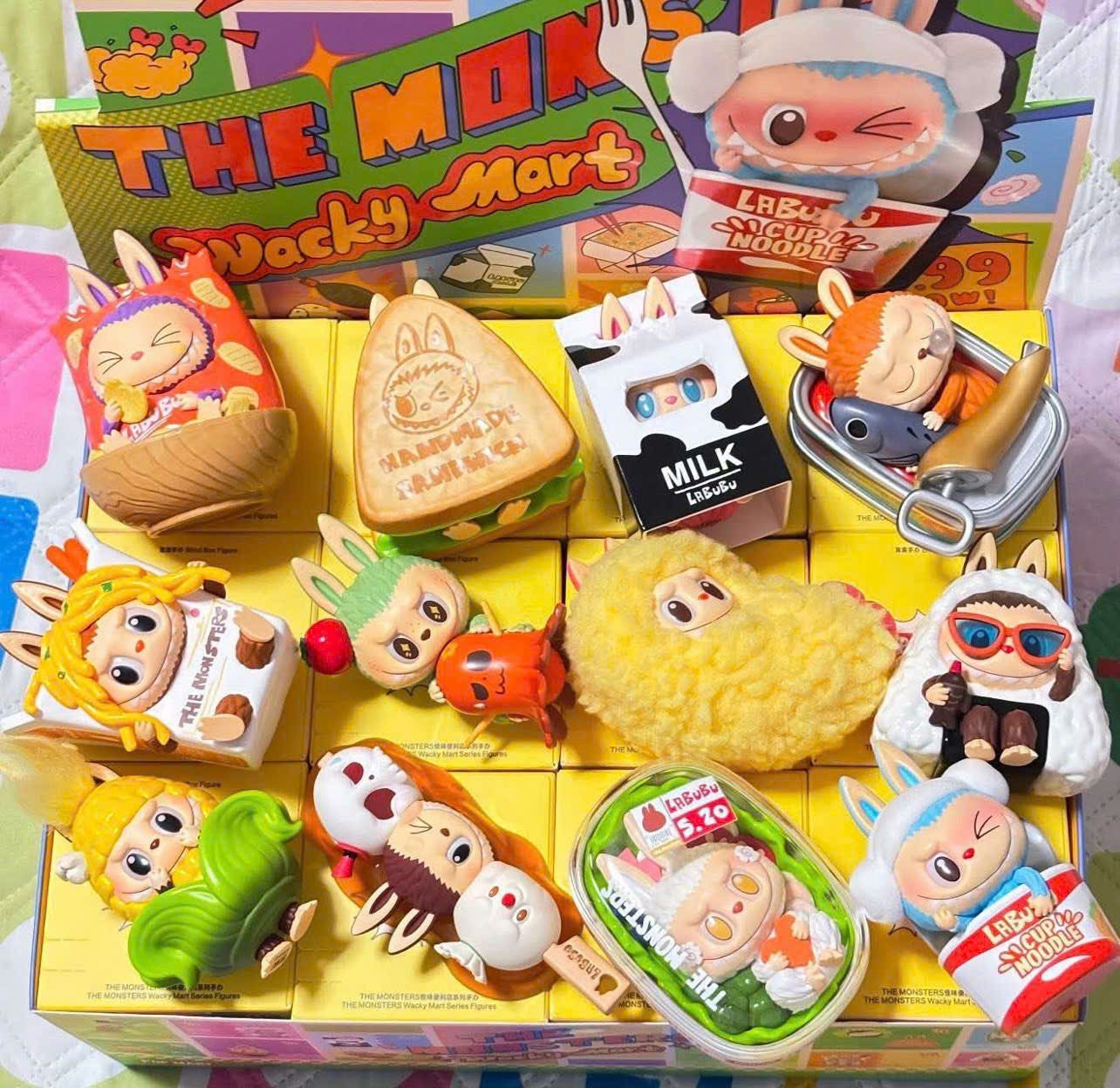 LABUBU Wacky Martシリーズ POP MART 🌈AUTHENTIC Labubu THE MONSTERS Wacky Mart Series