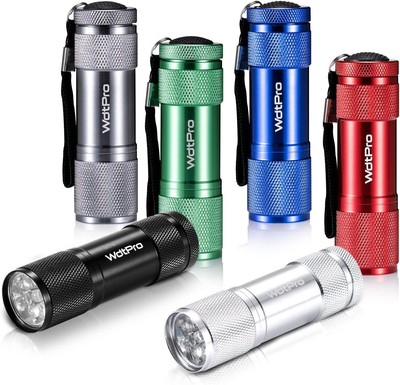 LED Mini Flashlights Super Bright Flashlight with Lanyard Assorted Colors Best T