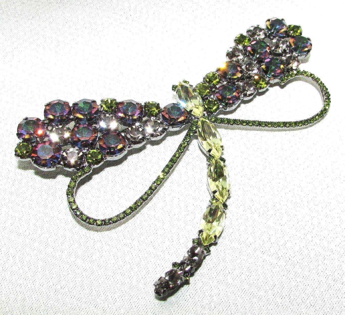 GIORGIO ARMANI ブローチ Vintage Huge Dragonfly Brooch GIORGIO ARMANI Signed Multi