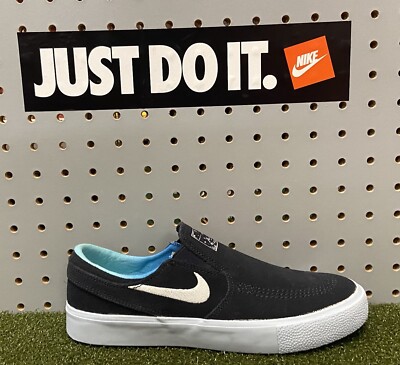 Nike SB Zoom Janoski Slip On RM T Skateboard Shoe Blue CU9230 400 Men's Size 9