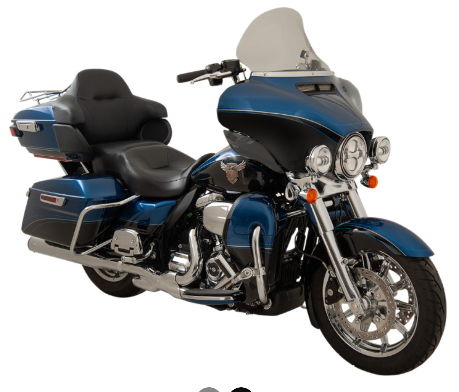 Klock Werks 11.5" Tint Flare Windshield for 2014-2023 Harley KWW-01-0205-2014