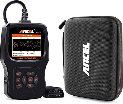 AD530 Vehicle OBD2 Scanner with  Protective Case Storage Bag