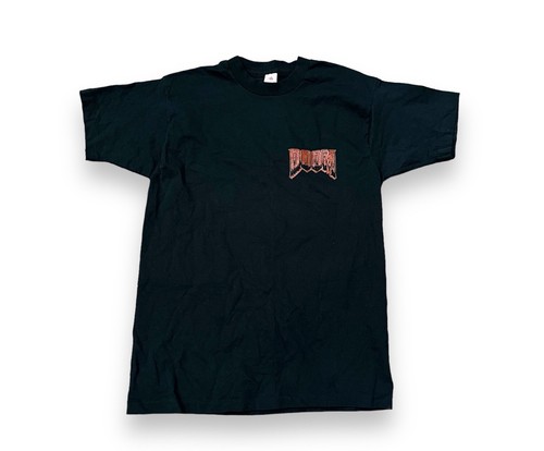 Vintage 1993 Doom Video Game All Hell's Breaking Loose T
