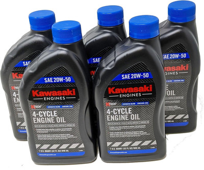 Pack of 5  99969-6298 Genuine OEM K-Tech SAE 20W-50 4-Cycle Engine Oil