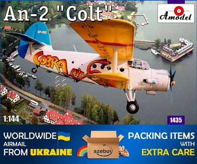 An-2 «Colt» 1947 Year 1/144 Scale Plastic Model Kit Amodel 1435
