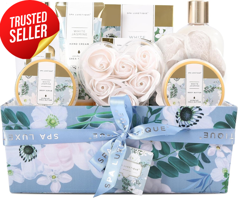 Spa Gift Basket Luxury 12 Pcs Vanilla Bath