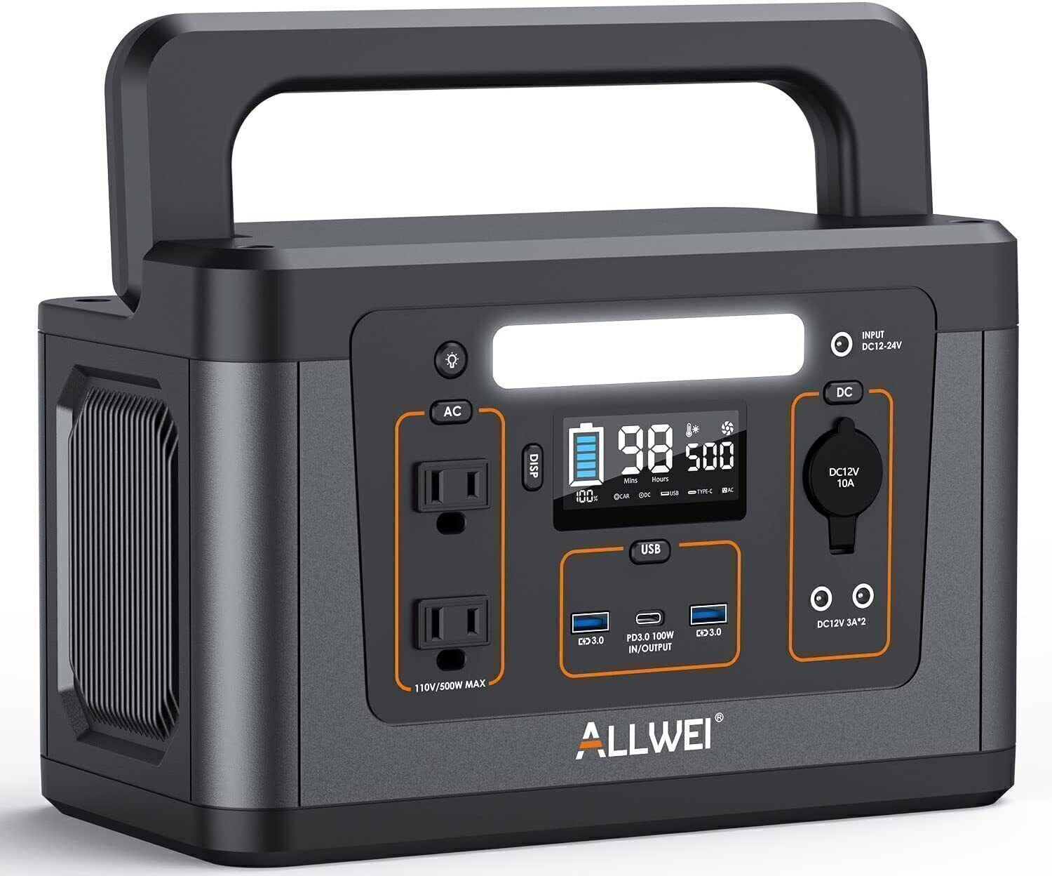 Portable Power Station Voyager 2200W Solar Generator(Peak 4000W) 588000mAh USA
