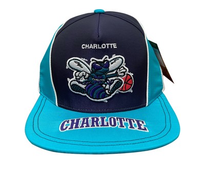 Mitchell & Ness Purple/Tal NBA Charlotte Hornets Freethrow HWC Snapback Hat -