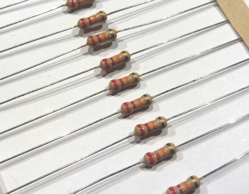 RÃ©Sistance Couche Carbone 1/4w 5% 22k 22kohm 22 Kohm