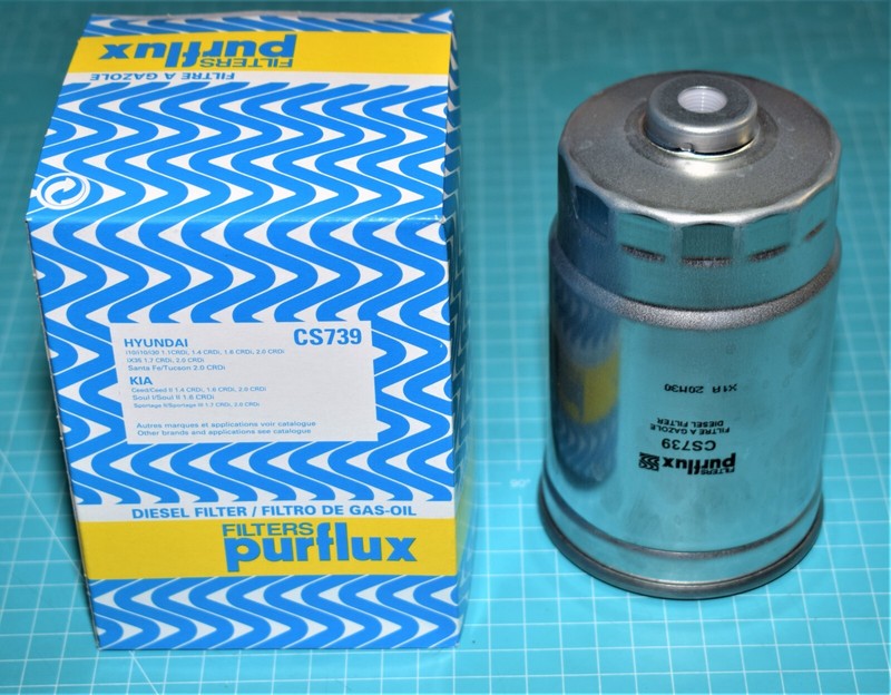 Filtre Ã  Carburant Purflux Cs739 Hyundai I10 I20 Ix 35 Santa Fe Kia Ceed Soul