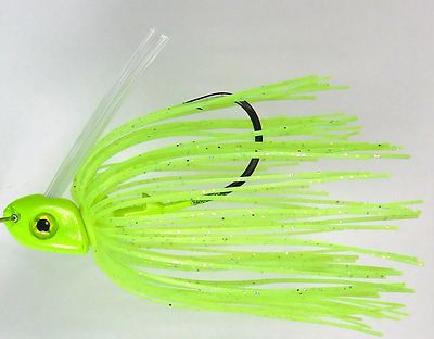 Boss Swim Jig Hot Chartreuse Silver Flake PTU006