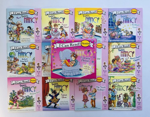 Fancy Nancy + Pinkalicious Kids Books Phonics Fun I Can Learn to Read Lot 24