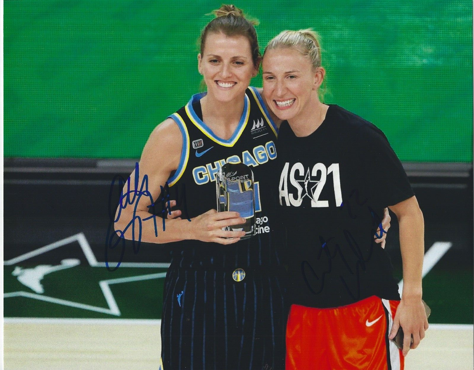 COURTNEY VANDERSLOOT ALLIE QUIGLEY Signed 8.5x11 Photo Signed REPRINT  Basketball