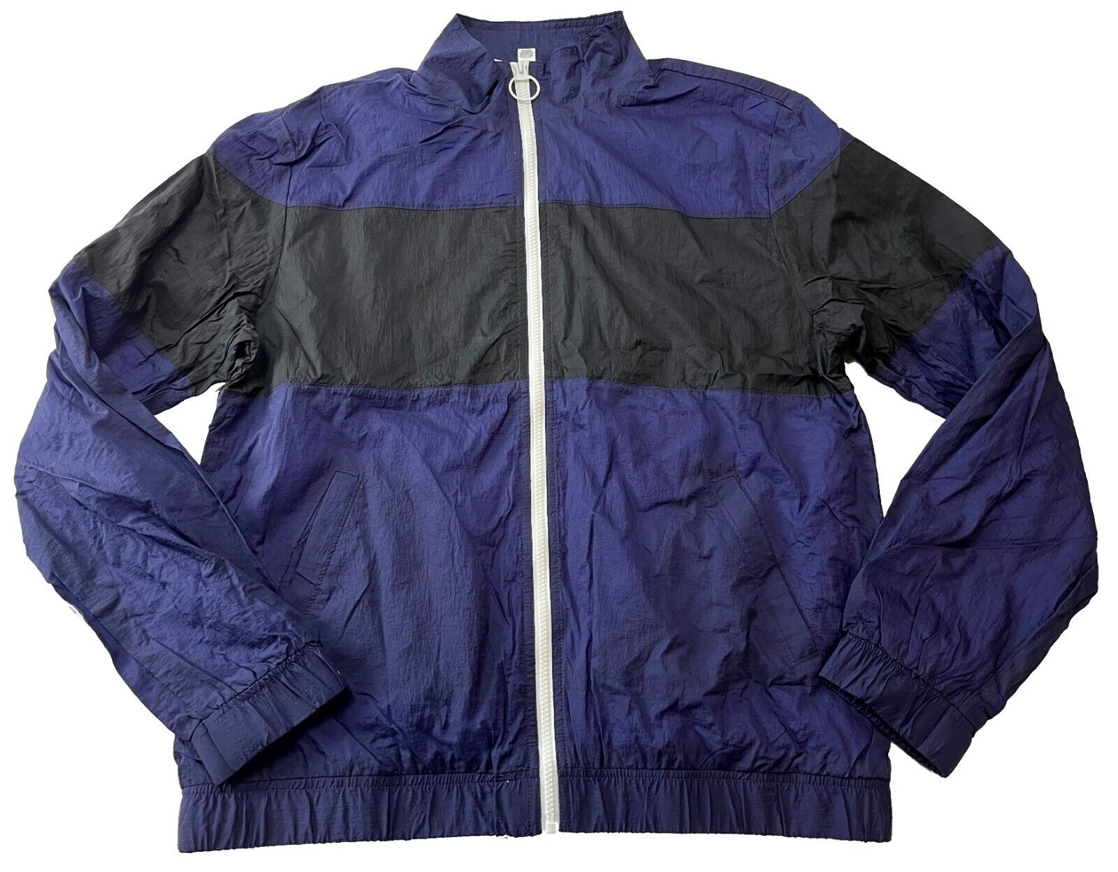 1985 Nylon Windbreaker Jacket 80's Style Men's Fabric Lined 1985 Nylon Windbreaker Jacket 80's Style Men's Fabric Lined