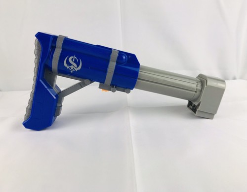 NERF Super Soaker Shot Blast Replacement Adjustable Shoulder Stock Blue Gray
