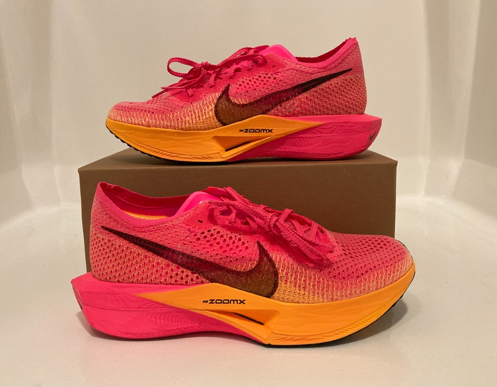 10.5 Women/9 Men - Nike ZoomX Vaporfly NEXT% 3 Pink Racing