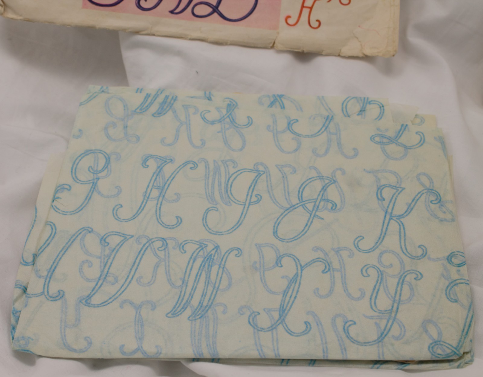 Vtg McCall MONOGRAM EMBROIDERY TRANSFER Pattern #447 & Simplicity #5175 Pattern