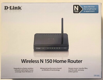 D-Link Wireless N 150 Home Router 4 Port DIR-601 New Open Box