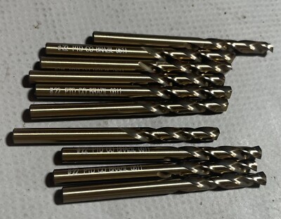 Precision Twist Drill 041322 #22 dia 2-1/8'' OAL Cobalt HSS - Pack of 10