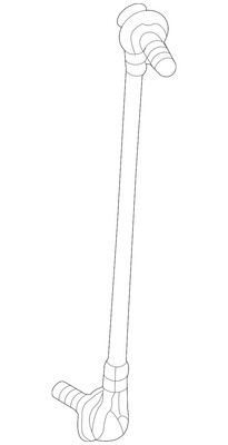 Genuine Volkswagen Stabilizer Link 1EA-411-315-C