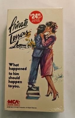 Private Lessons VHS SEALED Watermarks MCA Sylvia Kristel Howard Hesseman 