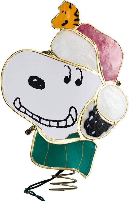Kurt Adler Snoopy Lighted Treetop, 9-Inch