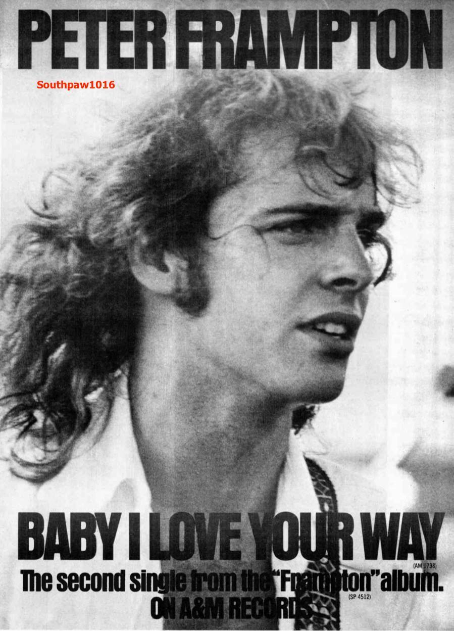 加7” Peter Frampton Baby, I Love Your Way AM1832S A&amp;M Records /00080 Peter Frampton – Baby, I Love Your Way – Vinyl (Monarch
